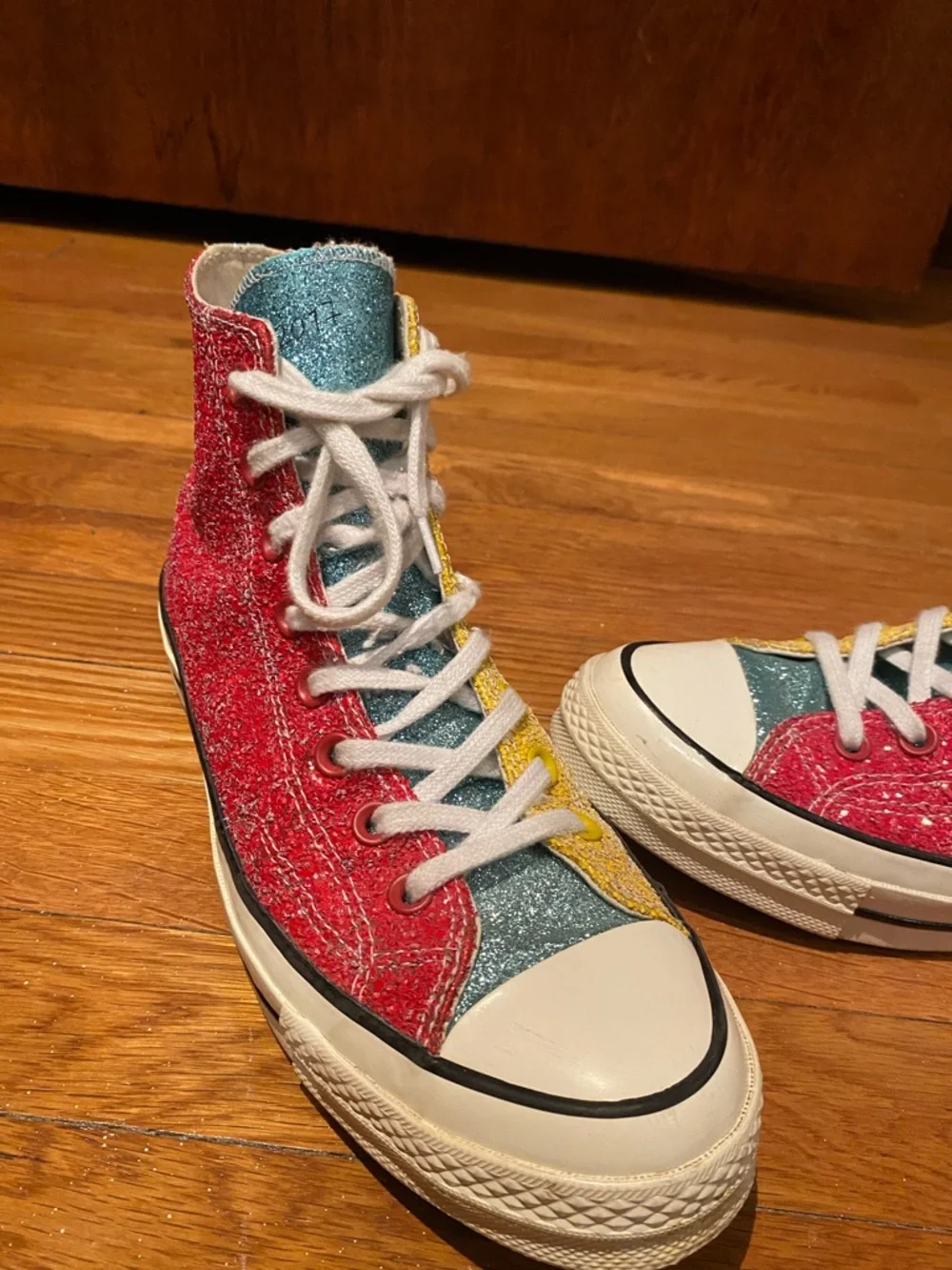 Chuck 70 Hi x JW Anderson 'Glitter Pack' sneakers - Picture 4 of 5